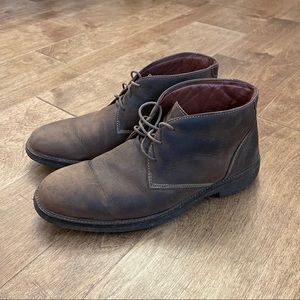 Johnston & Murphy Sheepskin Copeland Chukka Boots